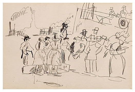 Jules Pascin Port de New York 1915